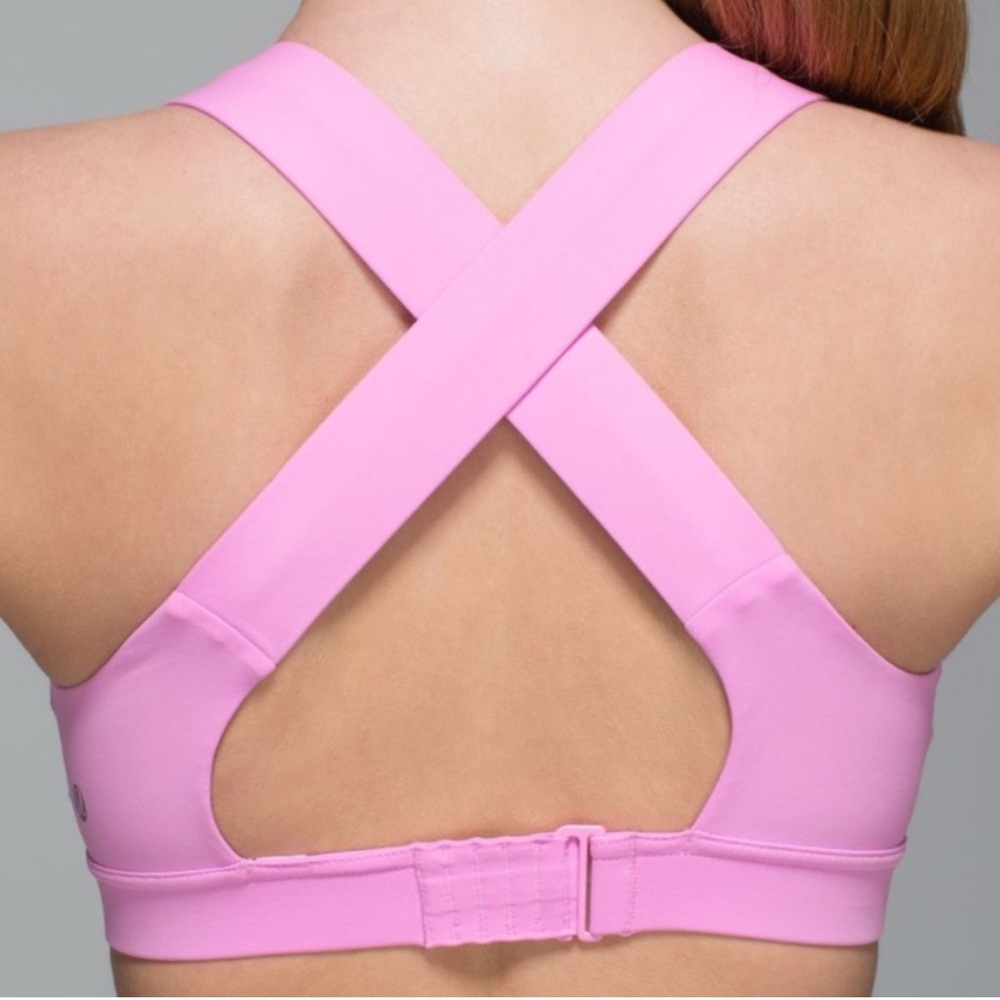 Lululemon Women's Pink Cross-Back Adjustable All Sports Bra